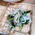 ＴＯＭＯＷＡＴ's cooksnap of when they made 新玉ねぎとニラの酢の物♪.