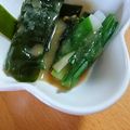 ＠すみれちゃん's cooksnap of when they made いわきの長ねぎとわかめの酢味噌和え.