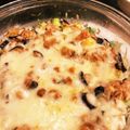 romaric's cooksnap of when they made なすと鶏ひき肉のピザ風.