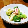 猫のオソマ's cooksnap of when they made ブロッコリーとかにかまのわさびマヨネーズ.