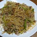 きんさんぎんさん's cooksnap of when they made 春雨と挽肉のピリ辛炒め.