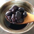 mariru's cooksnap of when they made 鍋帽子で省エネ♪黒豆の塩麹甘煮.