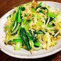ちゃちゃまる26's cooksnap of when they made 小松菜ともやしと卵のスタミナ炒め☆.