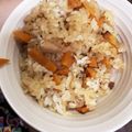 クックN9POWB☆'s cooksnap of when they made モチモチ鶏ごぼうの炊き込みごはん.