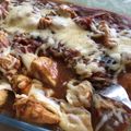 mosukosu's cooksnap of when they made 簡単！鶏肉とトマトのカレーチーズ焼き.