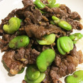 はむまん☆'s cooksnap of when they made 牛肉とそらまめのオイスターソース炒め♪.