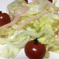 amileamila's cooksnap of when they made レタスとハムのさっぱりサラダ.
