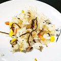 o^o^oayuayu's cooksnap of when they made 芯で取っただしで、とうもろこしご飯!.