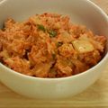 羽会梨亜's cooksnap of when they made キムチとシーチキンのマヨネーズ和え.