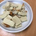 おかわりちょうだい♪'s cooksnap of when they made だし汁溢れ出す高野豆腐と竹輪の含め煮☆.