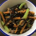 ポメちょん's cooksnap of when they made 鉄分補給♡ひじき×人参×小松菜ごま炒め.