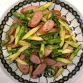 ♡marimama♡'s cooksnap of when they made アスパラとピーマンとウインナー炒め.