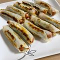 ふぅ＆かず's cooksnap of when they made 簡単時短deあと一品！ウインナーしそ餃子.