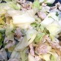 くるmamaさん's cooksnap of when they made 簡単！豚肉とキャベツの塩レモン炒め.