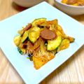 YUH♡ママ's cooksnap of when they made ズッキーニとじゃがいものケチャップ炒め.