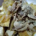 AYA♪ぽん's cooksnap of when they made 絹揚げ豆腐と豚コマ肉の煮物.