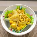 はらぺこしろうさぎ's cooksnap of when they made カレー味のコーンマヨスパ✤お弁当／黄色用.