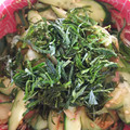 にゃんこ８'s cooksnap of when they made きゅうりとみょうがのさっぱり和え.