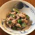 結愛乃ましゅまろ's cooksnap of when they made オクラとシーチキンのマヨネーズ和え.