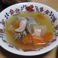 奈々緒。's cooksnap of when they made ほっこり優しい☆あさりとベーコンのスープ.