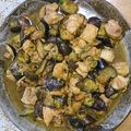 暴食の大罪's cooksnap of when they made 鶏モモとナスの甜麺醤炒め.
