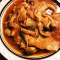 たべたいわん's cooksnap of when they made 簡単☆鶏肉ときゃべつのトマト煮込み.