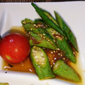 クックSEBE92☆'s cooksnap of when they made 簡単！楽うま⭐オクラとトマトのお浸し.