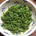 つね竹城's cooksnap of when they made レンジだけで簡単！ピーマンのごまあえ.