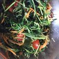 しみずみさと's cooksnap of when they made 豆苗のつまみ菜と人参のサラダ.