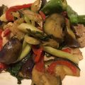 風波蜻蛉's cooksnap of when they made 鶏肉と茄子などの夏野菜の味噌炒め☆簡単♥.
