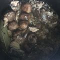 ディナーカレー's cooksnap of when they made 鯖缶とマッシュルームの白ワイン煮.