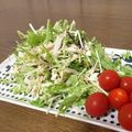 4児のままチャン's cooksnap of when they made 高タンパク&低糖質♪水菜とツナの白和え.