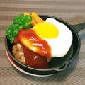 り～たん。's cooksnap of when they made とろ〜りチーズインハンバーグ目玉焼きのせ.