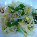 モコチャミ's cooksnap of when they made もやしとニラの塩炒め★.