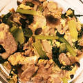 azs2810's cooksnap of when they made 簡単♪豚肉と小松菜のふんわり中華風炒め.