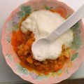 りんごぉぉぉ's cooksnap of when they made 離乳食*中期～『野菜のヨーグルトサラダ』.