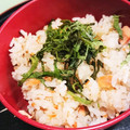 ハッピートリリン's cooksnap of when they made 鮭と大葉の炊き込みごはん.