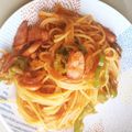 miwo_n's cooksnap of when they made 簡単☆ナポリタン.