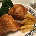 クックIB82OG☆'s cooksnap of when they made 骨つき鳥もも肉のカレー風味グリル.
