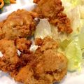 ♡♡にゃん♡♡'s cooksnap of when they made 本物よりジューシー？冷凍豆腐の鶏唐もどき.