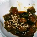 鈴宮蒼's cooksnap of when they made 茄子とオクラの酢味噌和え.