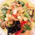 ぺぎママ's cooksnap of when they made エビと夏野菜のサラダ.