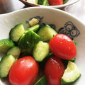 キョーマキ's cooksnap of when they made ミニトマトときゅうりの浅漬け.