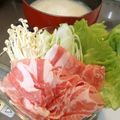 chou*'s cooksnap of when they made ★白湯で★豚レタスしゃぶ！.