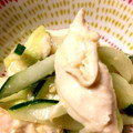 マルボロマルコ's cooksnap of when they made 鶏ささみときゅうりのぬた（酢味噌）和え.