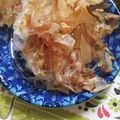 にゃんこ８'s cooksnap of when they made オニオンスライスおかかポン酢に亜麻仁油.