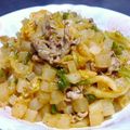 おらんでう～たん's cooksnap of when they made 大根とキムチのチーズピリ辛炒め☆.