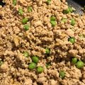 和みなみ's cooksnap of when they made お弁当に☆がんもと鶏挽肉のそぼろ.