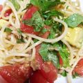 ぽり〜ん's cooksnap of when they made 簡単トマトの冷製パスタ.
