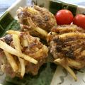 ☆Rokko☆'s cooksnap of when they made おじゃがの千切りハンバーグ.